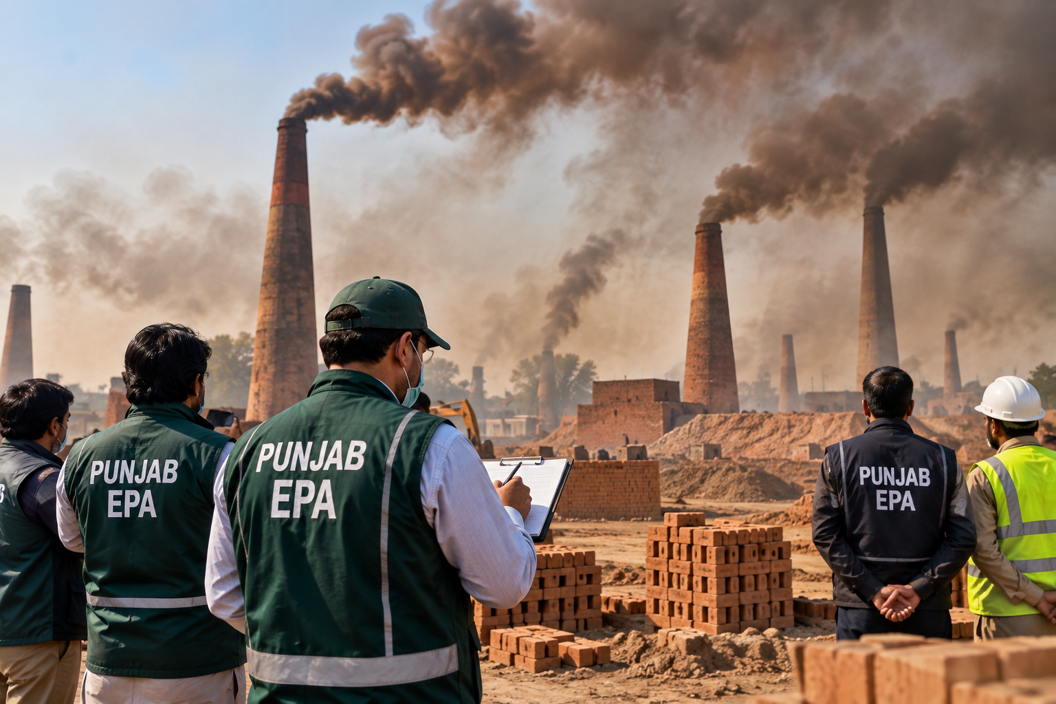 Punjab EPA Inspects 421 Brick Kilns in 24-Hour Crackdown on Air Pollution