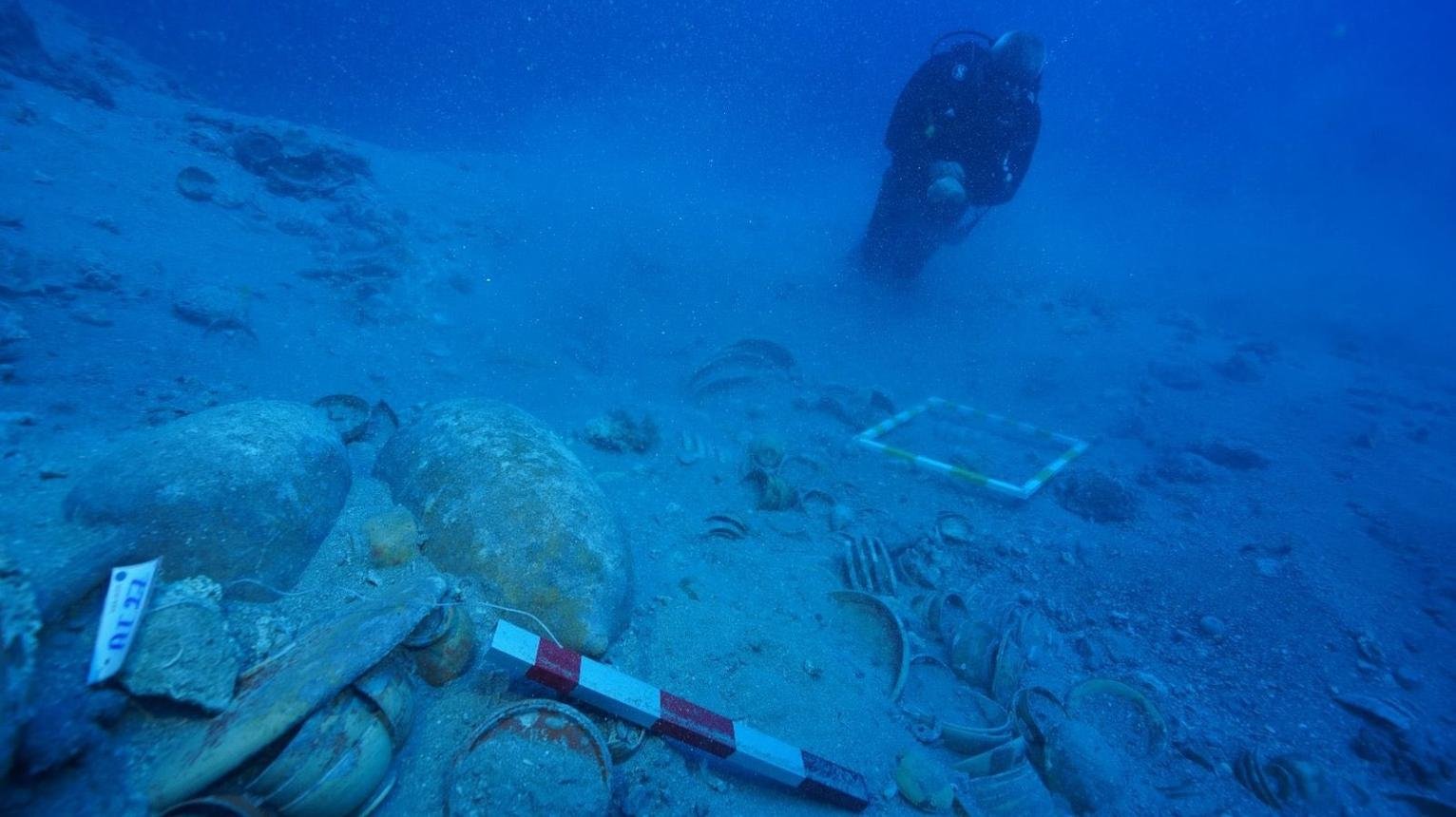 2,100-Year-Old Shipwreck Discovered Off Turkey, Ancient Pottery Recovered