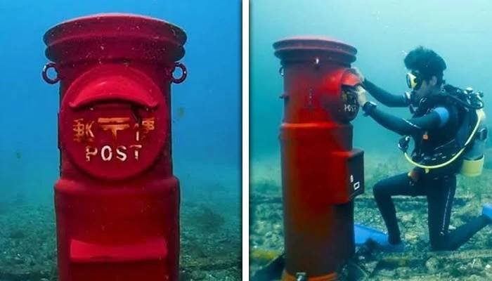 You Have To Dive Underwater To Mail A Letter Here!